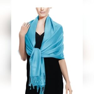 Peach Couture Turquoise Blue Women's Shawl/Wrap
